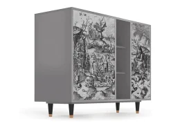 Aparador - 125x98x48 cm - BS2 - The Temptation, Gris
