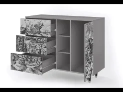 Aparador - 125x98x48 cm - BS2 - The Temptation, Gris