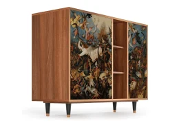 Aparador - 125x98x48 cm - BS2 - The Fall, Nogal