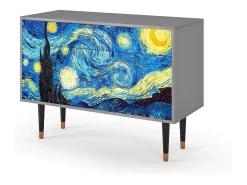 Aparador - 115x85x48 cm - BS4 - The Starry Night , Gris