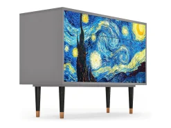 Aparador - 115x85x48 cm - BS4 - The Starry Night , Gris