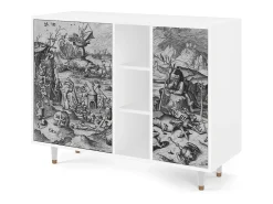 Aparador - 125x98x48 cm - BS2 - The Temptation, Blanco