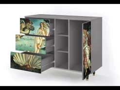 Aparador - 125x98x48 cm - BS2 - The Birth of Venus, Gris