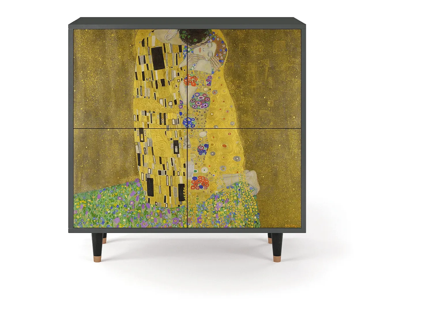 Aparador - 94x96x48 cm - BS3 - The Kiss by Klimt , Antracita