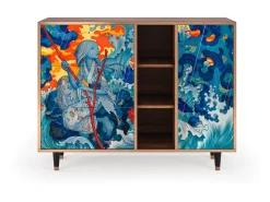 Aparador - 125x98x48 cm - BS2 - The Girl - James Jean, Nogal