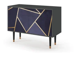Aparador - 115x85x48 cm - BS4 - The Amethyst, Antracita