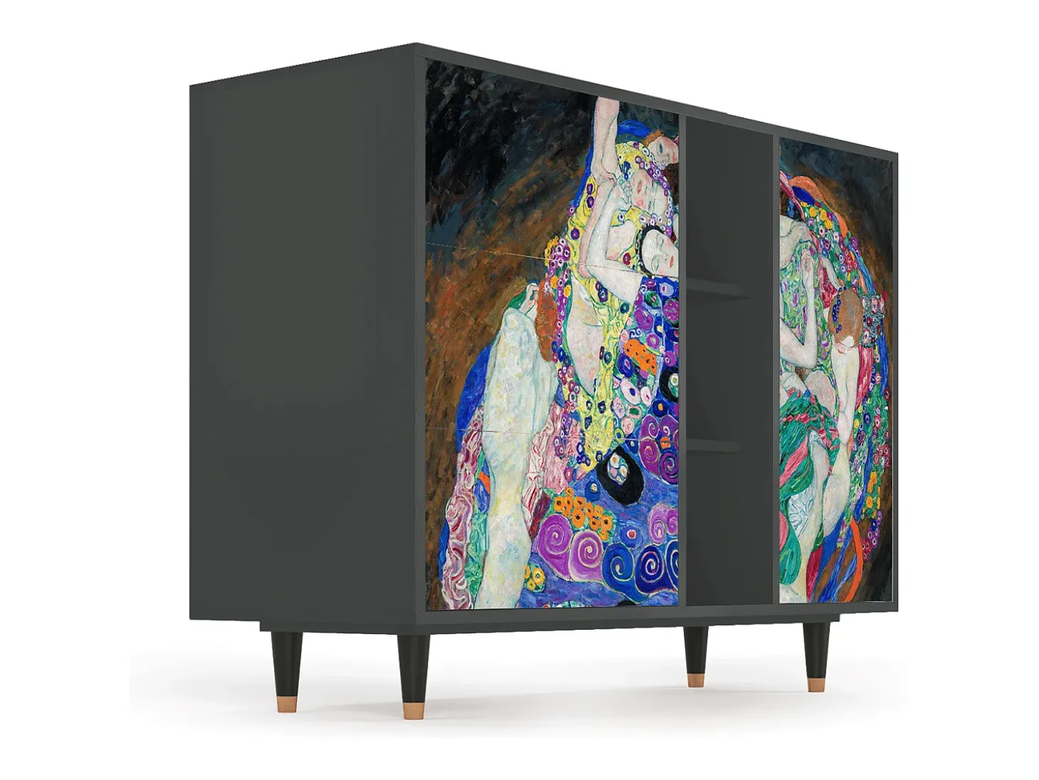 Aparador - 125x98x48 cm - BS2 - The Maiden by Klimt, Antracita