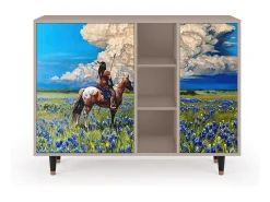 Aparador - 125x98x48 cm - BS2 - Thunderheads by Dean, Latte