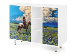 Aparador - 125x98x48 cm - BS2 - Thunderheads by Dean, Blanco