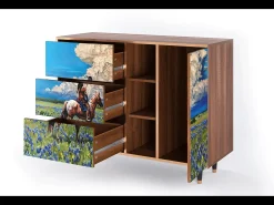 Aparador - 125x98x48 cm - BS2 - Thunderheads by Dean, Nogal
