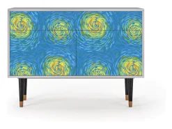 Aparador - 115x85x48 cm - BS4 - Van Gogh Lights, Gris