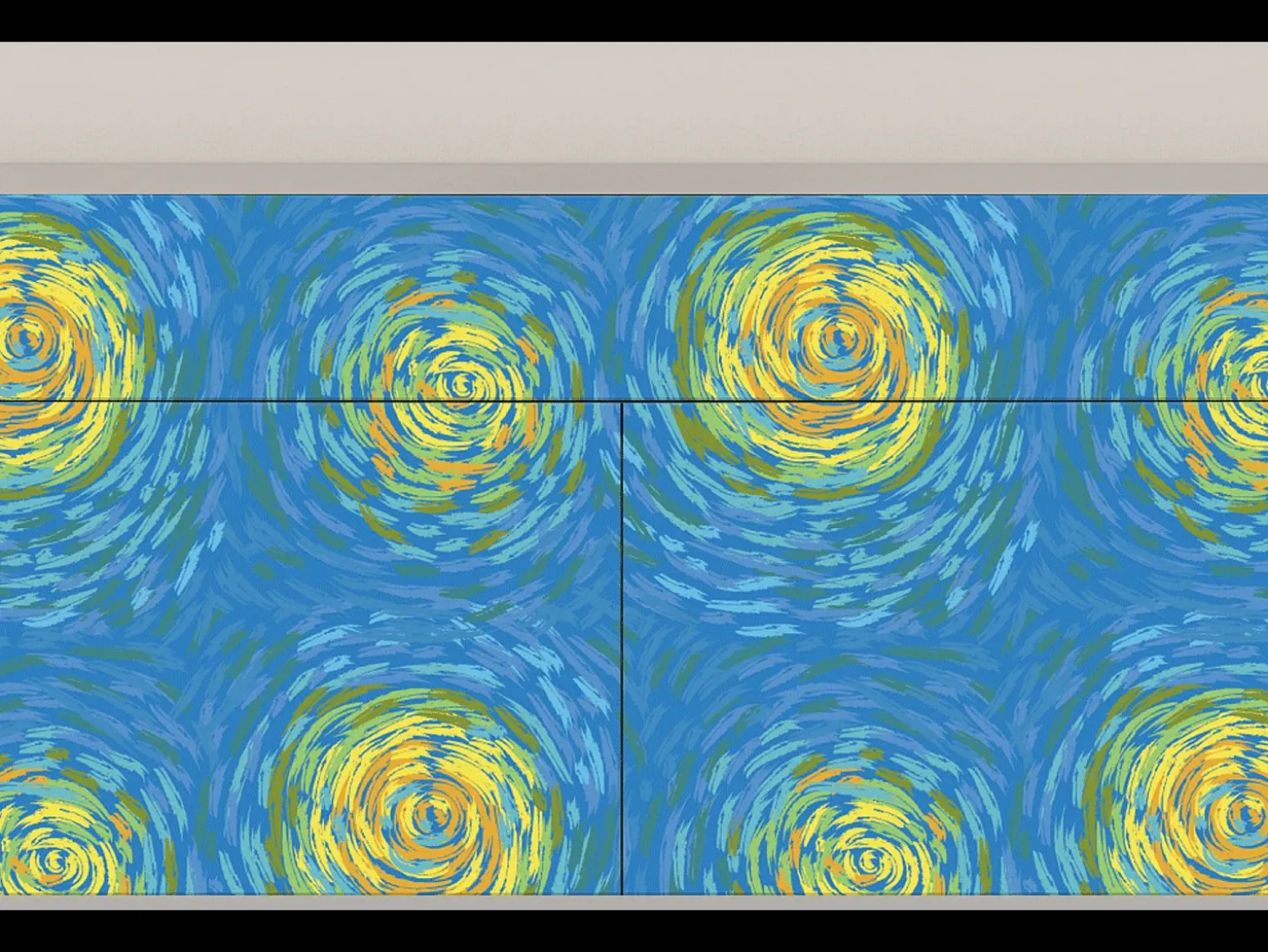 Aparador - 115x85x48 cm - BS4 - Van Gogh Lights, Arena