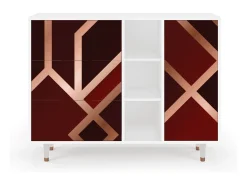 Aparador - 125x98x48 cm - BS2 - Velvet 1920's, Blanco