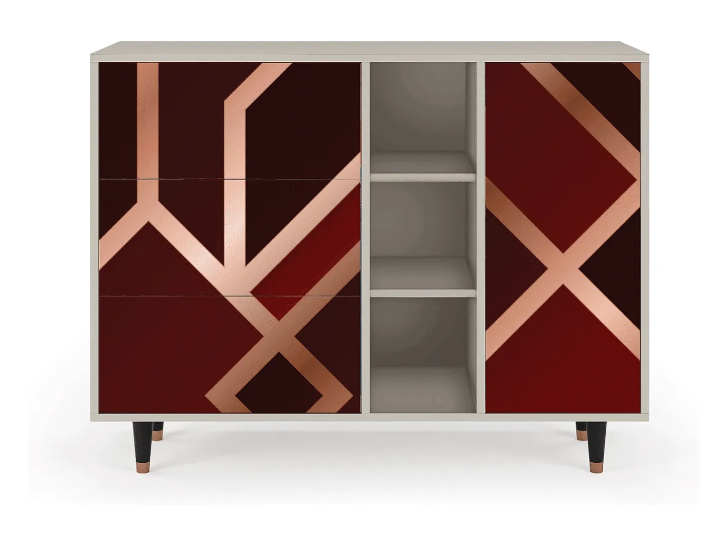 Aparador - 125x98x48 cm - BS2 - Velvet 1920's, Arena
