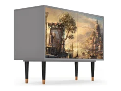 Aparador - 115x85x48 cm - BS4 - Venice, Gris