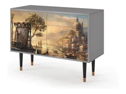 Aparador - 115x85x48 cm - BS4 - Venice, Gris