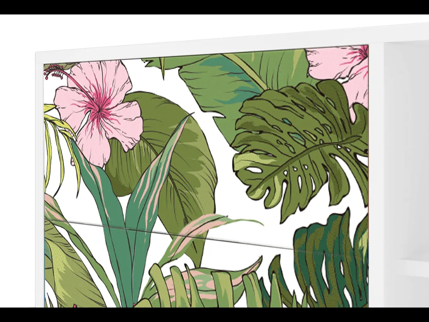 Aparador - 125x98x48 cm - BS2 - Verdant Tropics, Blanco