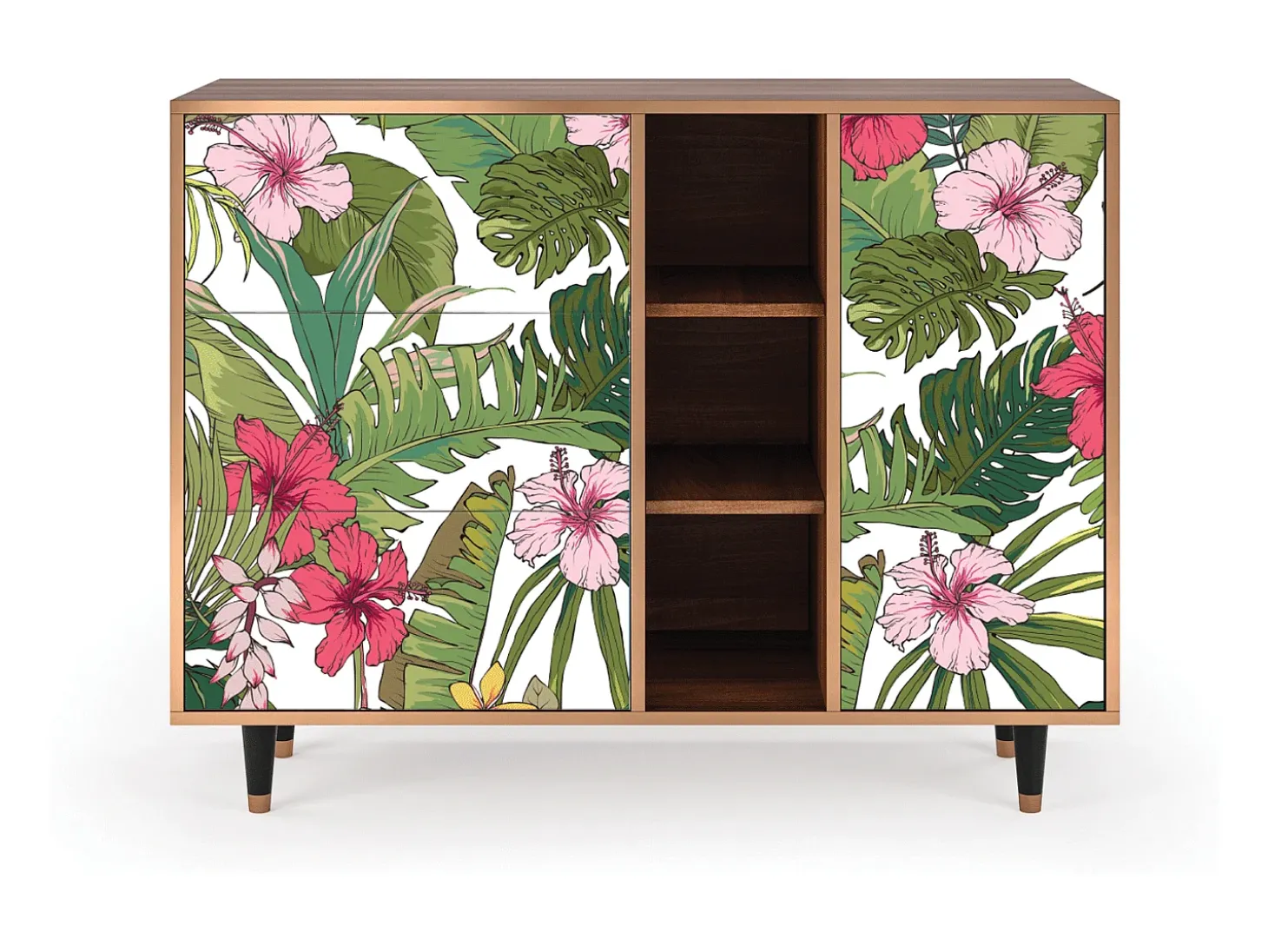 Aparador - 125x98x48 cm - BS2 - Verdant Tropics, Nogal