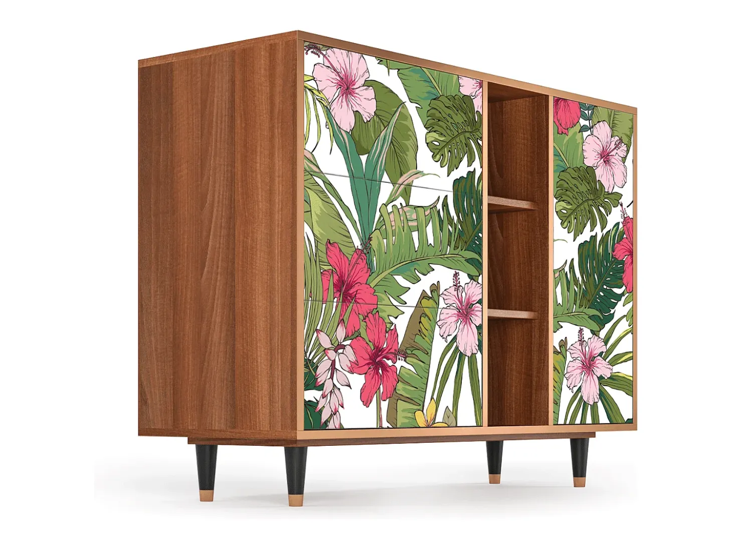 Aparador - 125x98x48 cm - BS2 - Verdant Tropics, Nogal