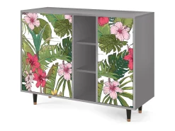 Aparador - 125x98x48 cm - BS2 - Verdant Tropics, Gris