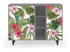 Aparador - 125x98x48 cm - BS2 - Verdant Tropics, Gris