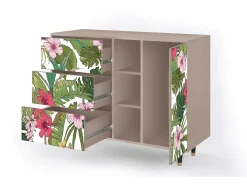 Aparador - 125x98x48 cm - BS2 - Verdant Tropics, Latte