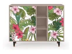 Aparador - 125x98x48 cm - BS2 - Verdant Tropics, Latte