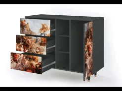 Aparador - 125x98x48 cm - BS2 - Versailles, Antracita
