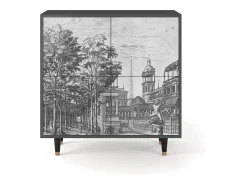 Aparador - 94x96x48 cm - BS3 - View of the Piazza, Antracita