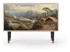 Aparador - 115x85x48 cm - BS4 - View Across the Plains , Latte