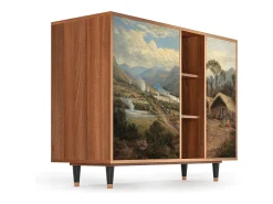 Aparador - 125x98x48 cm - BS2 - View Across the Plains , Nogal