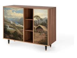 Aparador - 125x98x48 cm - BS2 - View Across the Plains , Nogal