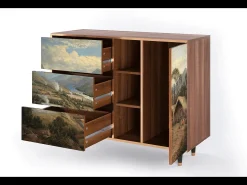 Aparador - 125x98x48 cm - BS2 - View Across the Plains , Nogal