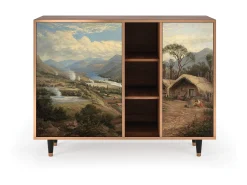 Aparador - 125x98x48 cm - BS2 - View Across the Plains , Nogal