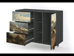 Aparador - 125x98x48 cm - BS2 - View Across the Plains , Antracita