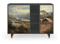 Aparador - 125x98x48 cm - BS2 - View Across the Plains , Antracita