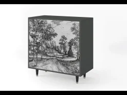Aparador - 94x96x48 cm - BS3 - Village Road, Antracita