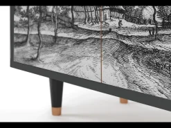 Aparador - 94x96x48 cm - BS3 - Village Road, Antracita