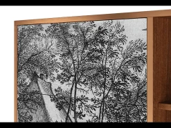 Aparador - 125x98x48 cm - BS2 - Village Road, Nogal