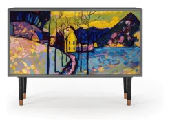 Aparador - 115x85x48 cm - BS4 - Winter Landscape, Antracita