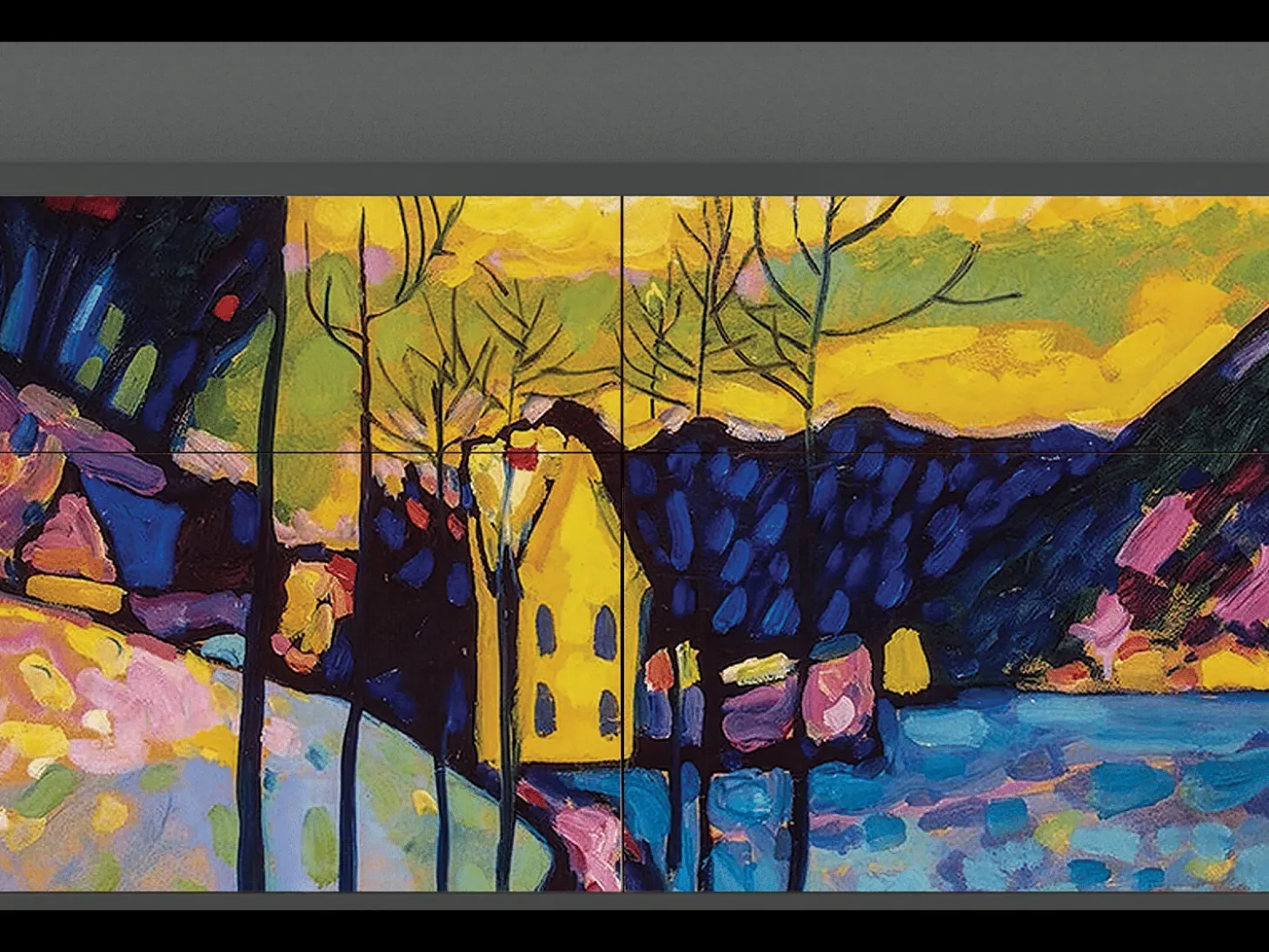 Aparador - 115x85x48 cm - BS4 - Winter Landscape, Antracita