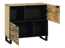 Aparador – 80x33,5x75 cm, fabricado en madera maciza de mango