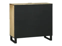 Aparador – 80x33,5x75 cm, fabricado en madera maciza de mango