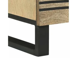 Aparador – 80x33,5x75 cm, fabricado en madera maciza de mango