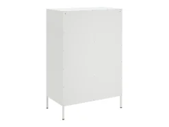 Aparador acero blanco 68x39x101,5 cm