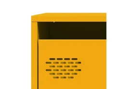 Aparador acero laminado en frío amarillo mostaza 68x39x73,5 cm