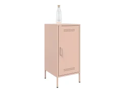 Aparador acero rosa 36x39x79 cm