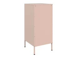 Aparador acero rosa 36x39x79 cm