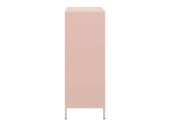 Aparador acero rosa 68x39x103,5 cm