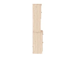 Aparador alto ALTA madera maciza de pino 77x35x165 cm ES38753